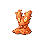 Slugma FireRed and LeafGreen sprite