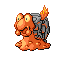 Magcargo FireRed and LeafGreen sprite