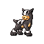 Houndour FireRed and LeafGreen sprite