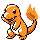 Charmander Gold and Silver sprite