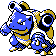 Blastoise Gold and Silver sprite