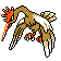 Fearow Gold and Silver sprite