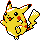 Pikachu Gold and Silver sprite