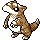Sandshrew Gold and Silver sprite
