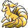 Ninetales Gold and Silver sprite