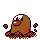 Diglett Gold and Silver sprite