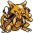 Kadabra Gold and Silver sprite
