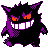 Gengar Gold and Silver sprite