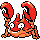 Krabby Gold and Silver sprite
