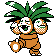 Exeggutor Gold and Silver sprite