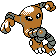 Hitmonlee Gold and Silver sprite
