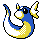 Dratini Gold and Silver sprite