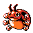 Ledyba Gold and Silver sprite