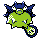 Qwilfish Gold and Silver sprite