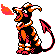 Houndoom Gold and Silver sprite