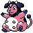 Miltank Gold and Silver sprite