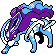 Suicune Gold and Silver sprite