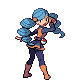 Ace Trainer F trainer battle sprite