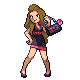 Beauty trainer battle sprite