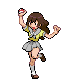 Lass trainer battle sprite