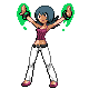 Leader Sabrina trainer battle sprite