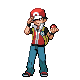 Pokémon Trainer Red trainer battle sprite
