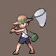 Bug Catcher battle sprite from Pokémon Platinum