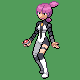 Commander Jupiter battle sprite from Pokémon Platinum