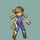 Cowgirl battle sprite from Pokémon Platinum