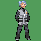 Galactic Boss battle sprite from Pokémon Platinum