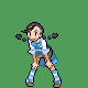 Leader Candice battle sprite from Pokémon Platinum