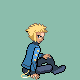 Leader Volkner battle sprite from Pokémon Platinum