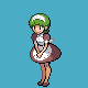 Maid battle sprite from Pokémon Platinum