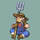 Rancher battle sprite from Pokémon Platinum