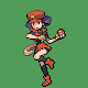 Ranger Female battle sprite from Pokémon Platinum