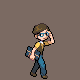 School Kid Male battle sprite from Pokémon Platinum