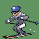 Skier Male battle sprite from Pokémon Platinum