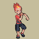Trainer Buck battle sprite from Pokémon Platinum