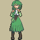 Trainer Cheryl battle sprite from Pokémon Platinum