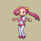 Trainer Mira battle sprite from Pokémon Platinum
