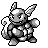 Wartortle Red and Blue sprite
