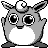 Wigglytuff Red and Blue sprite