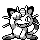 Meowth Red and Blue sprite