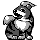 Growlithe Red and Blue sprite