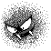 Gastly Red and Blue sprite