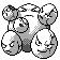 Exeggcute Red and Blue sprite