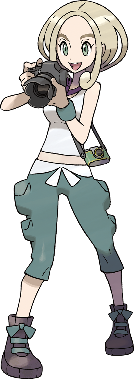 Pokemon X and Y trainer artwork of Viola.