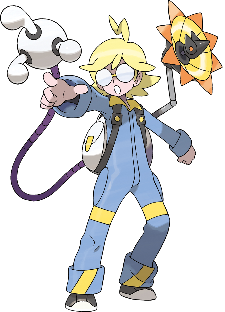 Pokemon X and Y trainer artwork of Clemont.