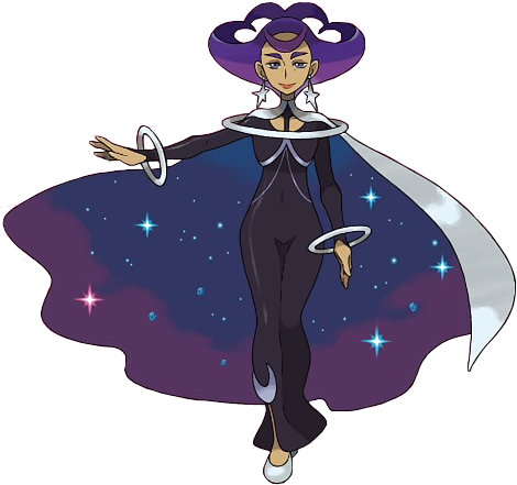 Pokemon X and Y trainer artwork of Olympia.