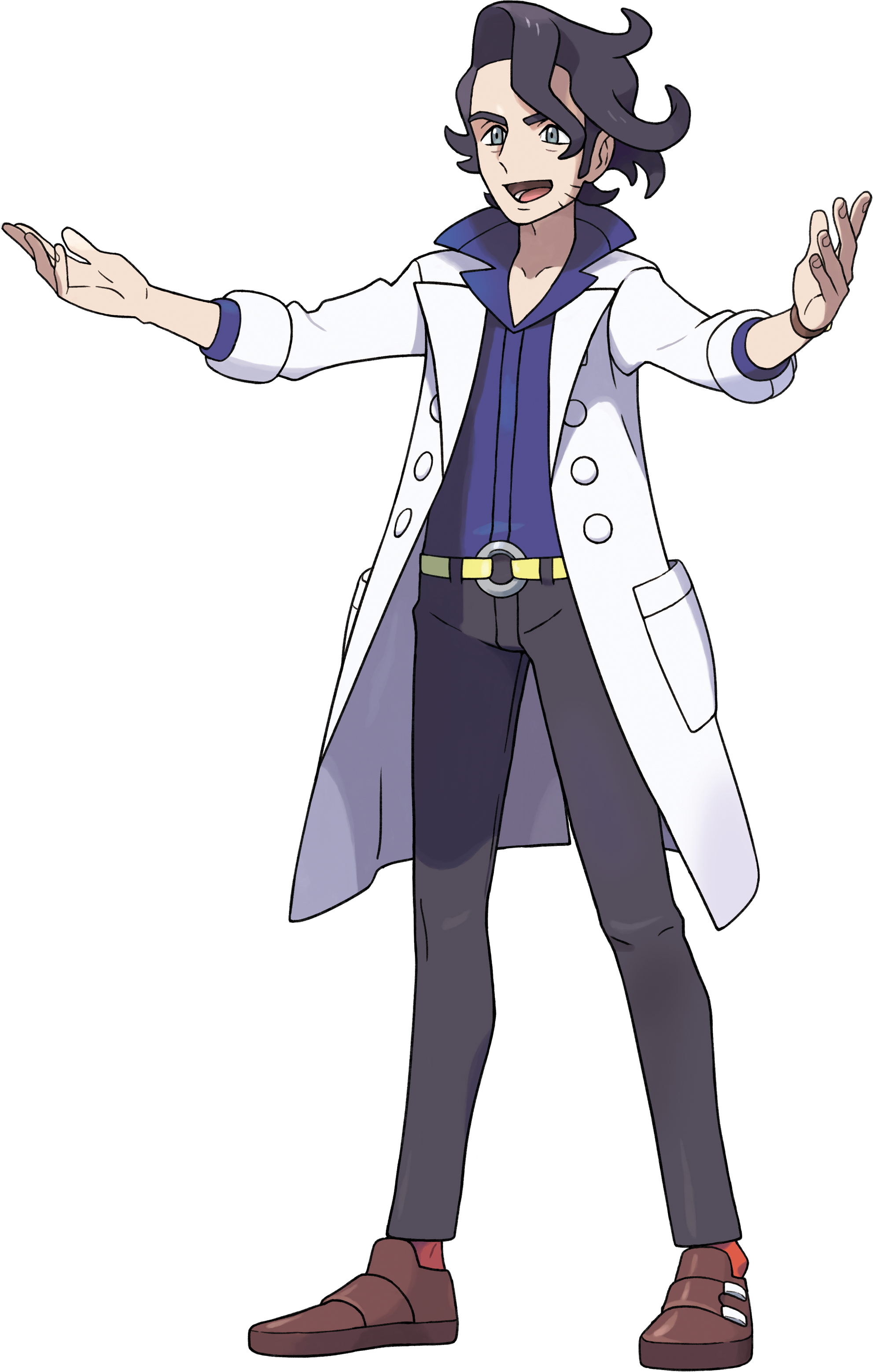 Pokemon X and Y trainer artwork of Professor Sycamore.